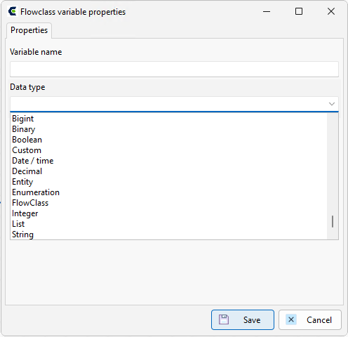 Class variable properties